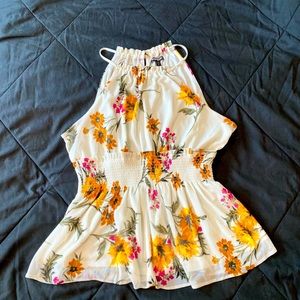 Floral tank top Express